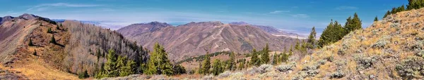 Landschap Uitzicht Tooele Van Het Oquirrh Gebergte Wandelen Backpacken Langs — Stockfoto