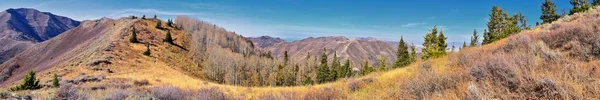 Panorama Panoramico Tooele Dalle Montagne Oquirrh Escursioni Zaino Spalla Lungo — Foto Stock