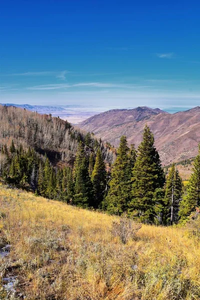 Landschaftsansichten Von Tooele Vom Oquirrh Gebirge Beim Wandern Und Rucksackwandern — Stockfoto