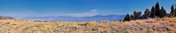 Oquirrh Dağları Ndan Tooele Nin Manzara Manzarası Wasatch Cephesi Rocky — Stok fotoğraf