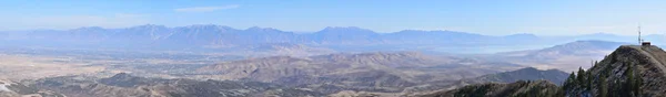 Moab Panorama Widoki Colorado River Highway 128 Utah Wokół Kanionu — Zdjęcie stockowe