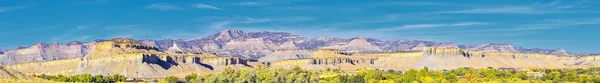 Vistas Panorámicas Montañas Desierto Paisaje Alrededor Price Canyon Utah Desde — Foto de Stock