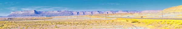 Moab Panoramablick Auf Wüstengebirgszüge Entlang Des Highway 191 Utah Zwischen — Stockfoto