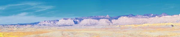 Moab Panorama Vedute Delle Catene Montuose Del Deserto Lungo Highway — Foto Stock