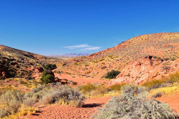 Red Cliffs National Conservation Area Wilderness Snow Canyon State Park — Φωτογραφία Αρχείου