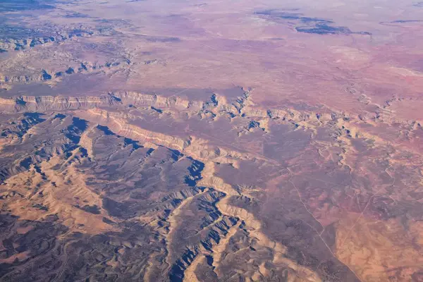Grand Canyon National Park Arizona Aerial View Airplane Unesco World — Stock Photo, Image