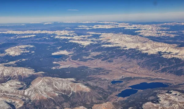 Colorado Rocky Dağları Colorado Utah Güneybatısındaki Soyut Arazi Manzaraları Tepeler — Stok fotoğraf