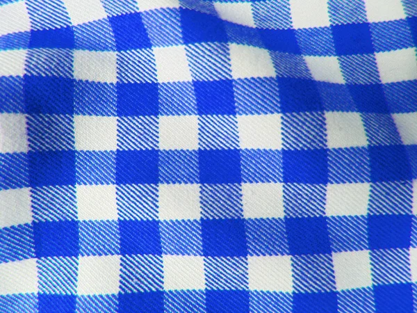 Picnic Tablecloth Plaid Fabric — Stock Photo, Image