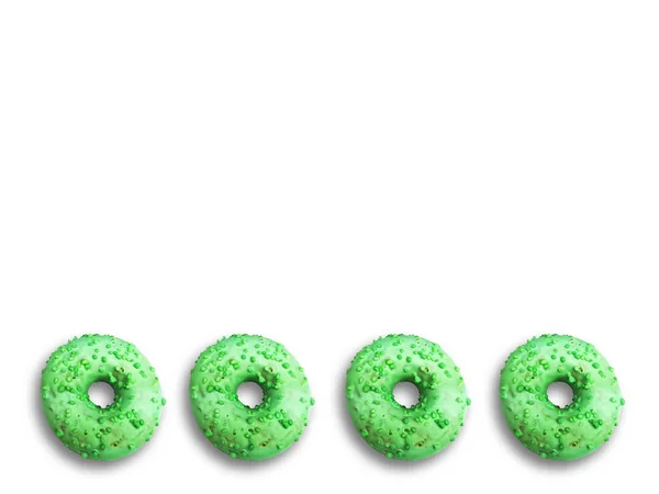 Donuts Doces Deliciosos Com Vários Polewami Lanche Perfeito Para Asuchw — Fotografia de Stock