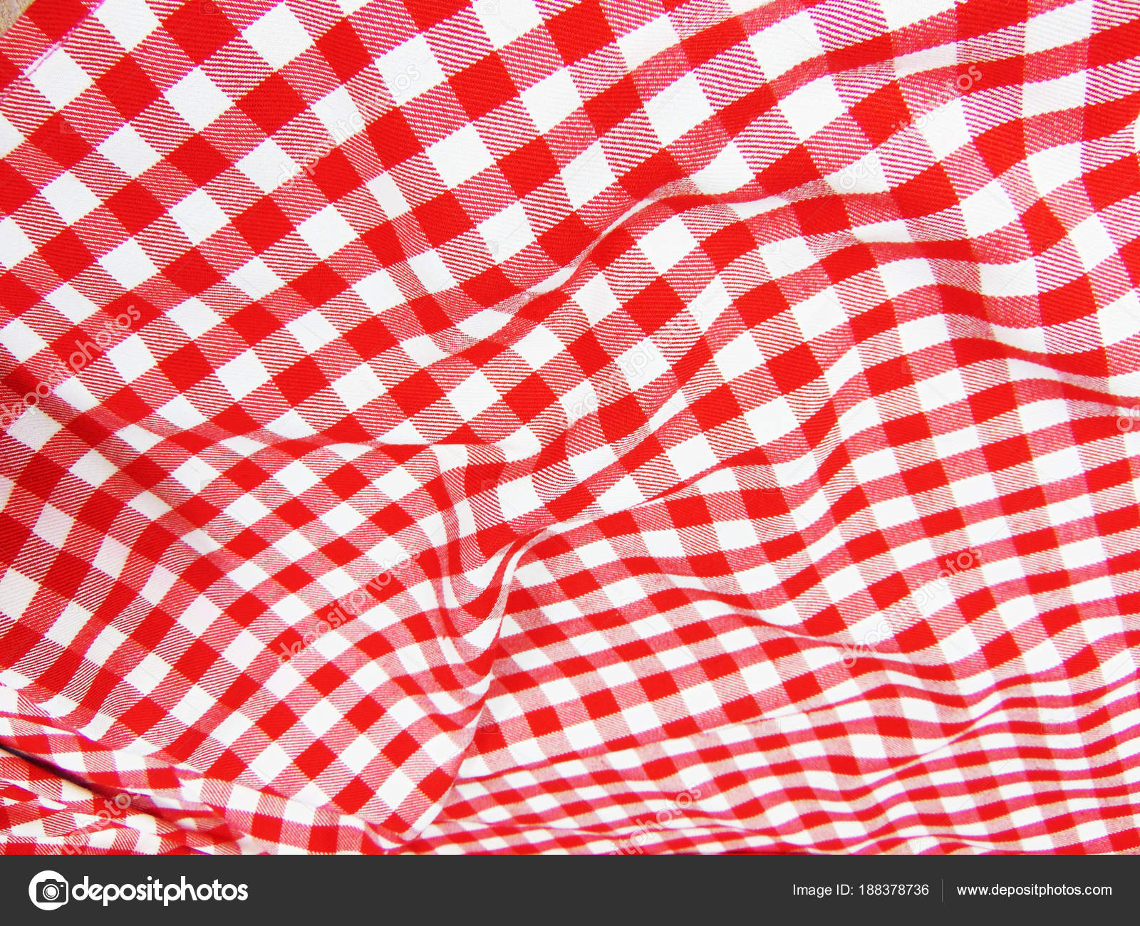 White Red Plaid Tablecloth Colorful Tablecloths — Stock Photo © aidea