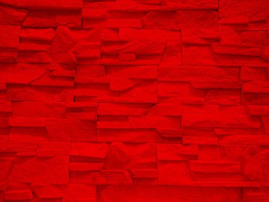 Mermer, taş, duvar, arka plan, kırmızı-beyaz tuğla duvar ile