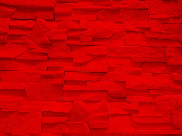 Mármol Piedra Pared Fondo Abstracto Rojo Con Pared Ladrillo Blanco — Foto de Stock