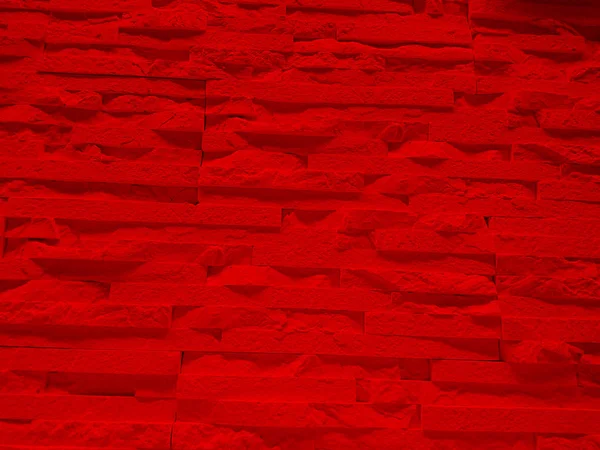 Mármol Piedra Pared Fondo Abstracto Rojo Con Pared Ladrillo Blanco — Foto de Stock