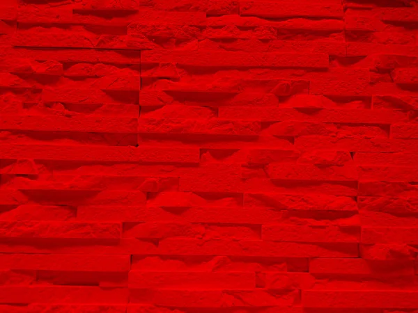 Mármol Piedra Pared Fondo Abstracto Rojo Con Pared Ladrillo Blanco — Foto de Stock