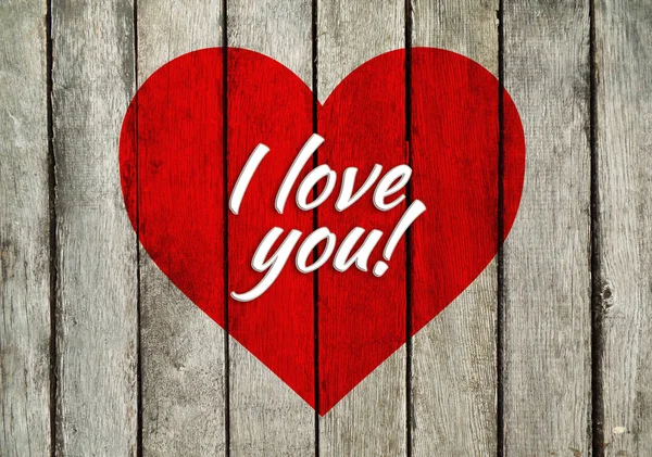 Love You Valentine Day Love — Stock Photo, Image