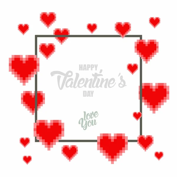 Todo Mejor Para Día San Valentín Día San Valentín — Vector de stock