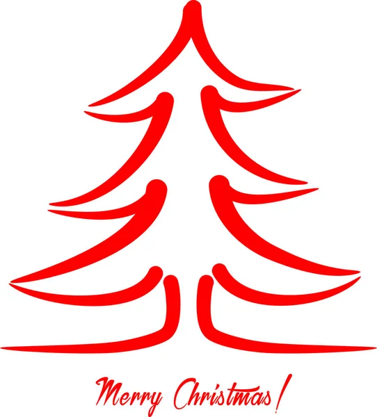 Christmas Tree Christmas Christmas Tree Symbol Love Joy Gifts — Stock Vector
