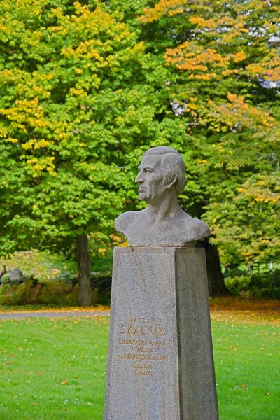 Herbst in der großen Kurstadt marianske lazne (marienbad) - Tschechische Republik - (September, November 2017) — Stockfoto