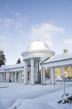 Spa mimarisi kışın - Çek Cumhuriyeti