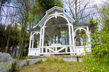 Mescerys görünüm noktası-bina 1850 yılında küçük Batı bohem Spa Marianske Lazne (Marinebad) önemli bir konuk onuruna açıldı-çek prokonsolos, Baron von Mescery-Çek Cumhuriyeti