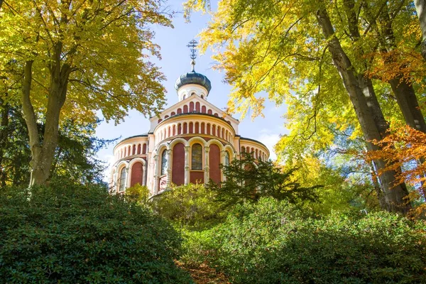 Russian Orthodox Church Vladimir Marianske Lazne Marienbad Great Famous Bohemian — Stock Photo, Image