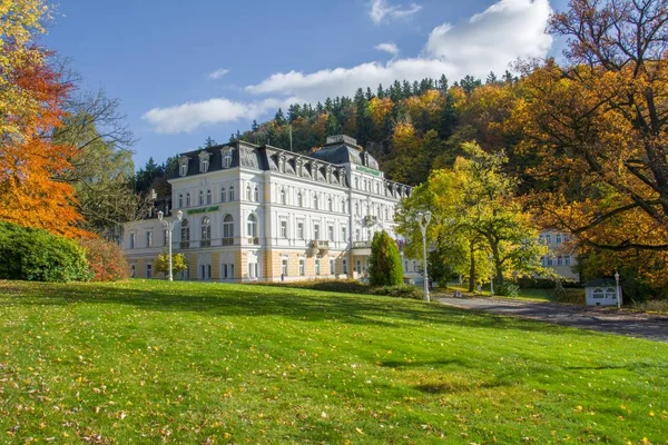 Architettura Termale Piccola Città Termale Boema Marianske Lazne Marienbad Repubblica — Foto Stock