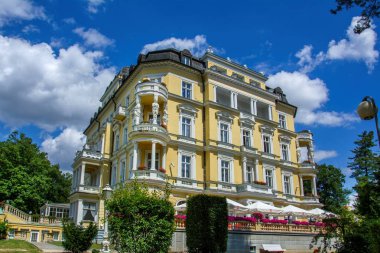 Spa mimarisi - küçük kaplıca kenti Frantiskovy Lazne (Franzensbad) - Çek Cumhuriyeti