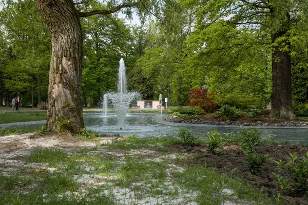 Spa Park Frantiskovy Lazne Fensbad Чехия — стоковое фото