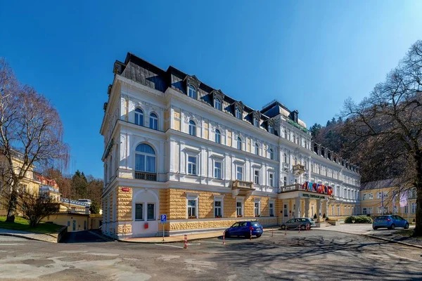Marianske Lazne République Tchèque Mars 2020 Hôtel Spa Centralni Lazne — Photo