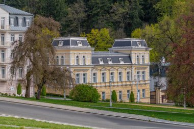 Marianske Lazne, Çek Cumhuriyeti - 29 Nisan 2020: Spa Oteli Maria Spa - Marianske Lazne (Marienbad)