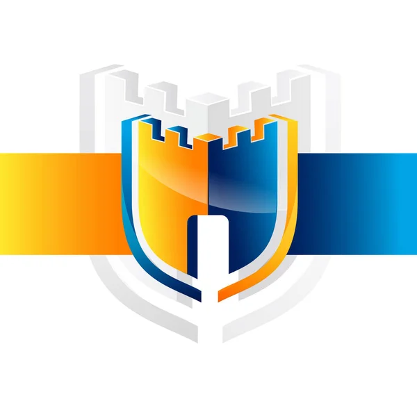 Seguridad Guardia logo diseño vector — Vector de stock