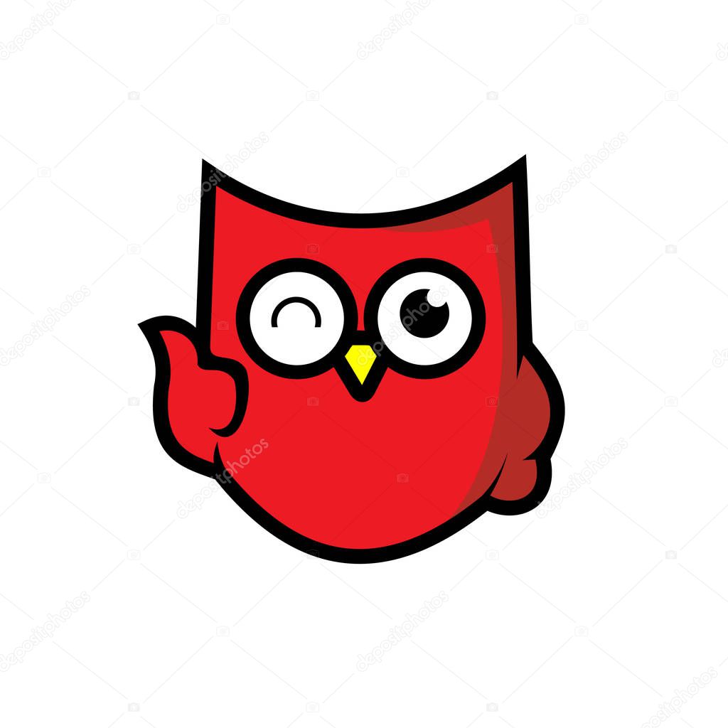 owl Icon, owl Icon Eps10, owl Icon Vector