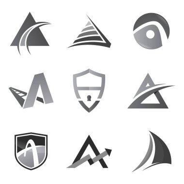 İş kurumsal logo tasarım şablonu. 