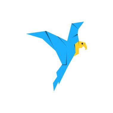 Kuş - vektör logo konsept illüstrasyon. Kuş logosu.