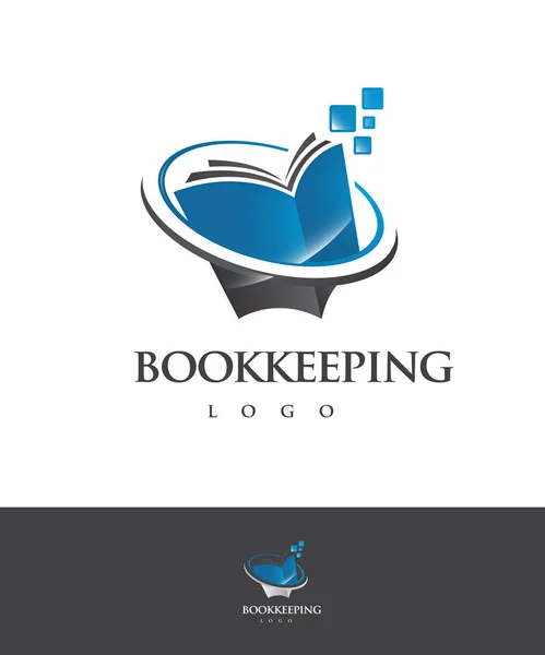 Vektör logo muhasebe kavramı