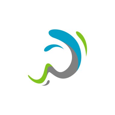 Su logosu tasarım vektör sembolü ve ikon illu renkli sıçrama