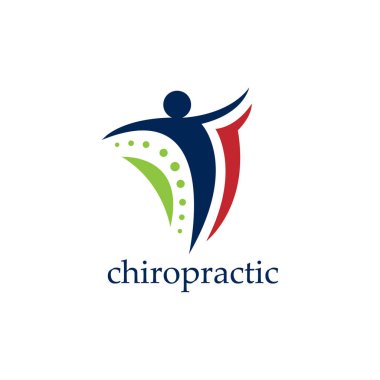 Yaratıcı Kayropraktik Konsept Logo Tasarım Şablonu