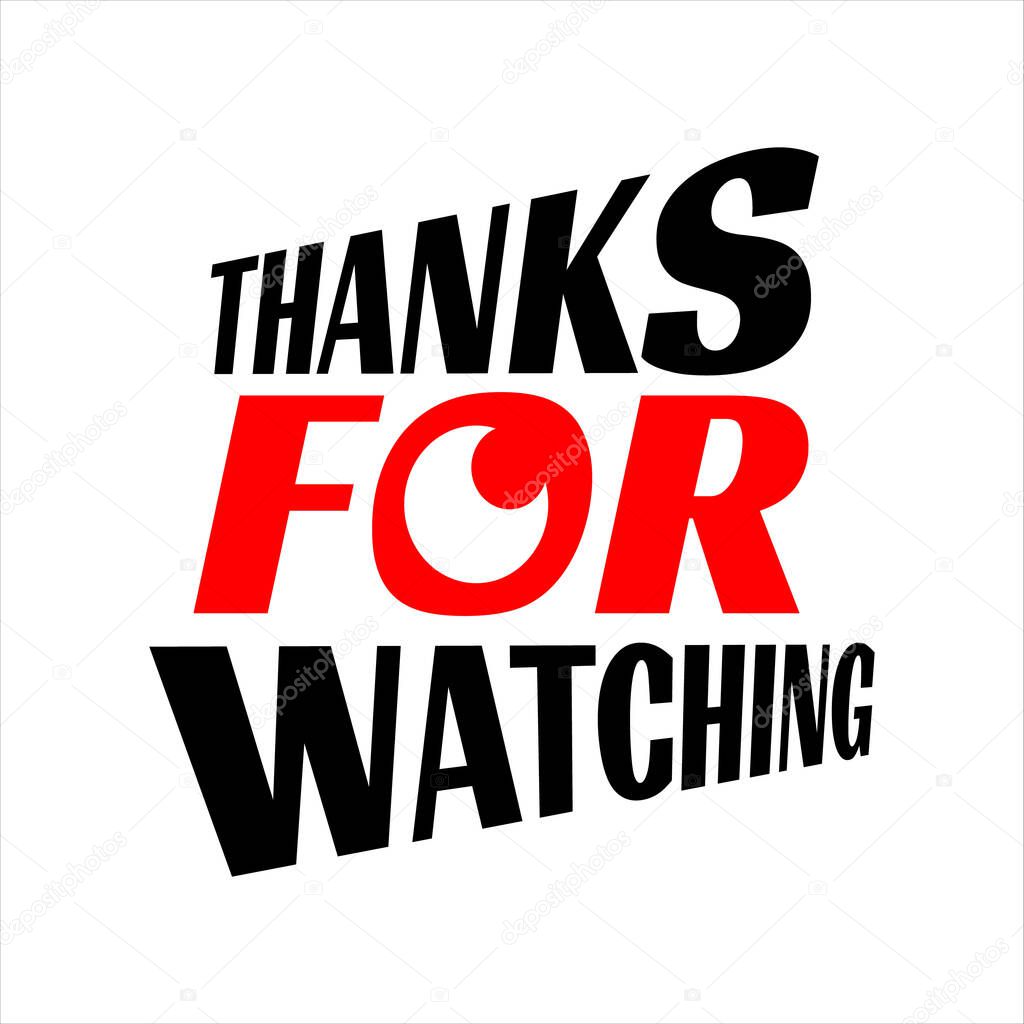 Thanks For Watching Lettering Vector Isolated On White Background Premium Vector In Adobe Illustrator Ai Ai Format Encapsulated Postscript Eps Eps Format Thanks For Watching Lettering Vector Isolated On White Background Premium Vector In Adobe Illustrator Ai Ai Format Encapsulated Postscript Eps Eps Format