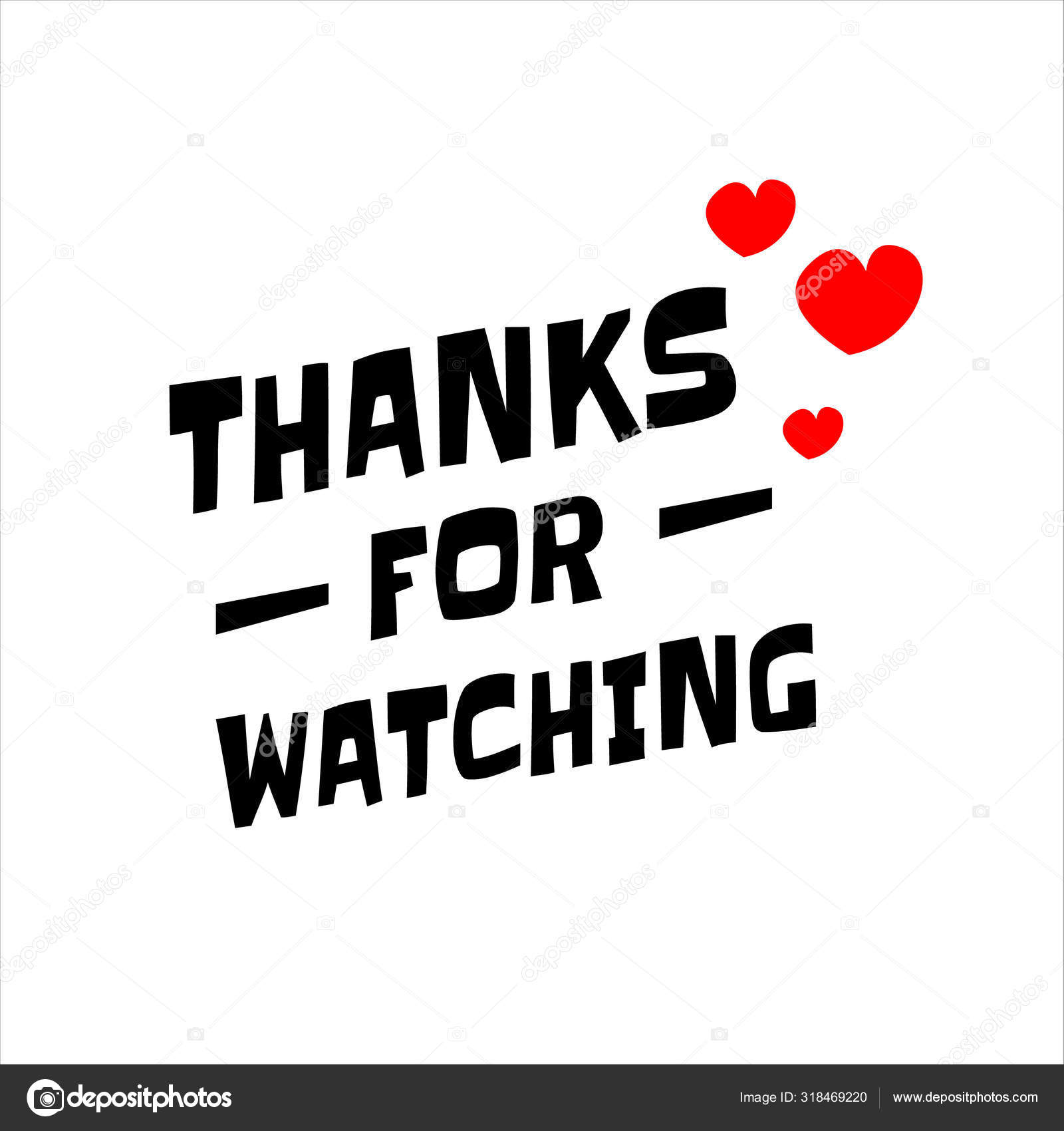 感谢观看在网上孤立的字母向量图库矢量图©Taawon 318469220, image size:1600x1700