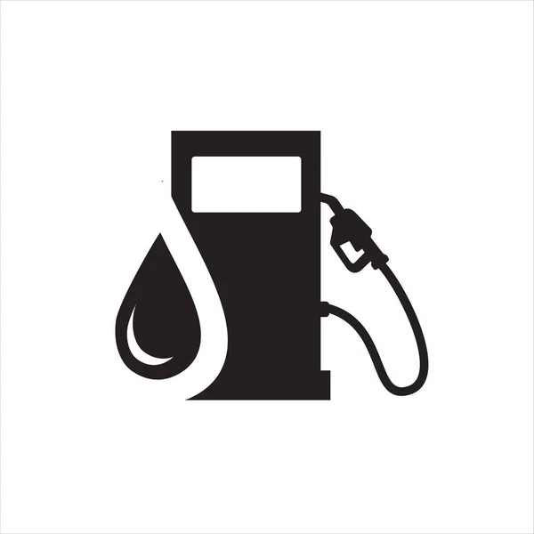Βενζίνη αντλία βενζίνης εικονίδιο διάνυσμα σχεδιασμό σύμβολο — Διανυσματικό Αρχείο