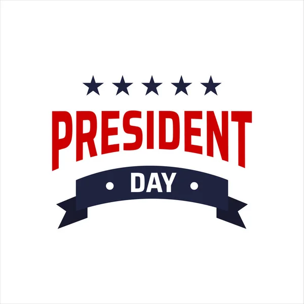 Feliz Día de los Presidentes texto dibujado a mano lettering para Presidentes da — Vector de stock