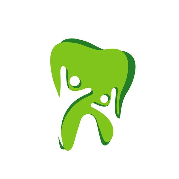 Современный дизайн логотипа зуба. логотип стоматологической клиники — стоковый вектор
