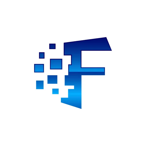 创意首字母F标志现代设计矢量图例 — 图库矢量图片