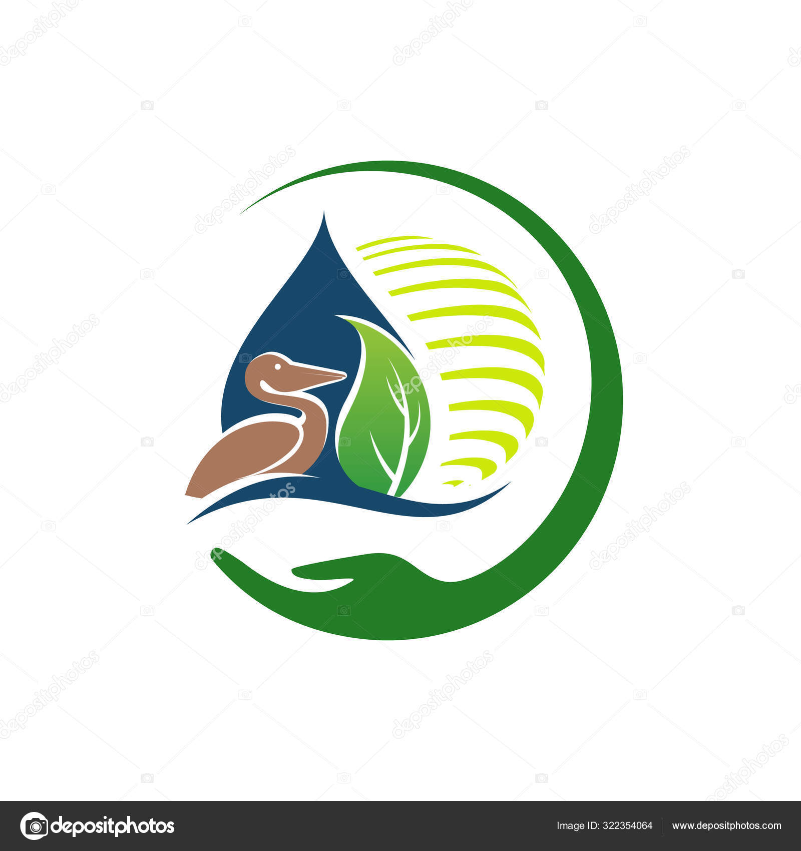 Ökologische Nachhaltigkeit Logo Vektor Illustration. Zeichen von e  Stock-Vektorbild von ©Taawon 322354064, image size:1600x1700