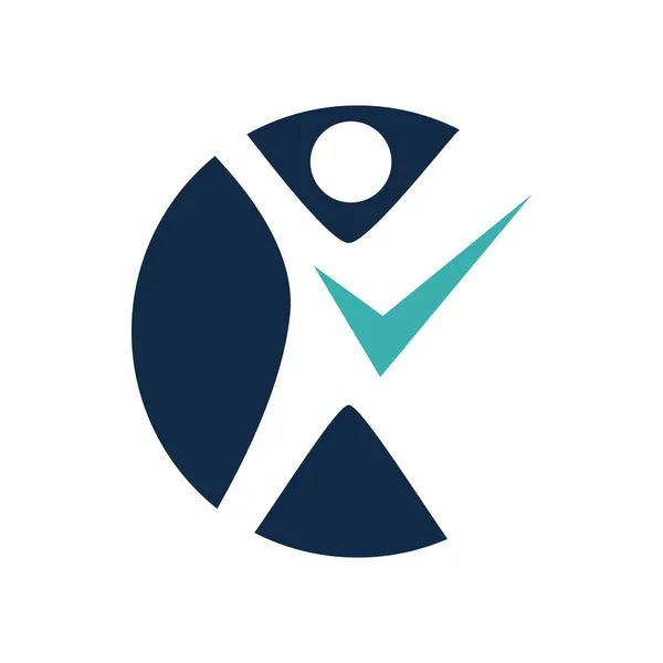 Sportovní lékařské centrum logo design vektorové ilustrace. atlet re — Stockový vektor