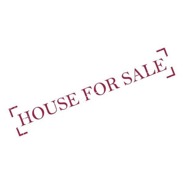 House For Sale rubber stamp vector image — Stock Vector