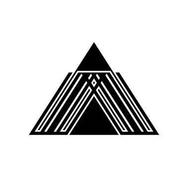 Basit ve benzersiz olan soyut mimari logo vektör kavramı