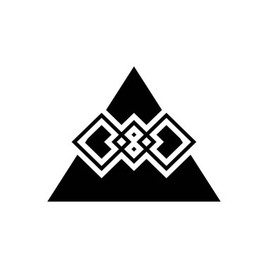 Basit ve benzersiz olan soyut mimari logo vektör kavramı