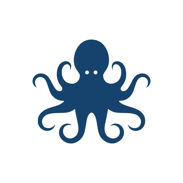 Mythe dier kraken octopus logo ontwerp vector illustraties — Stockvector