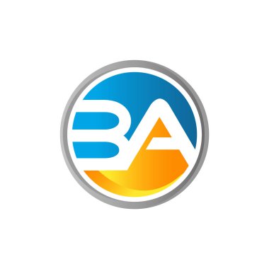 İlk harfler Ba yuvarlak daire şekli